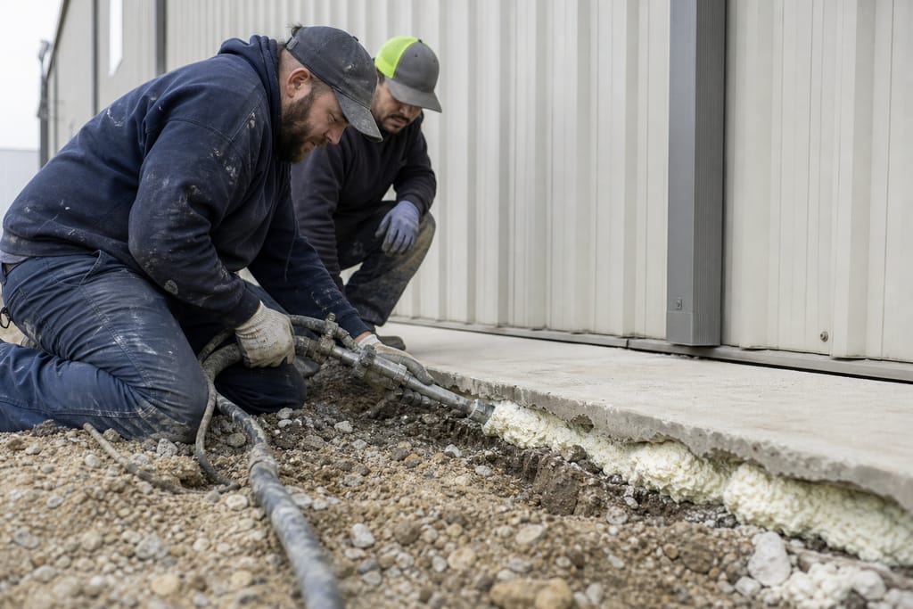 Inject stabilizing material photo